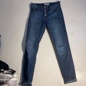 High waisted kancan skinny jeans